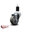 Service Caster 3'' Gray Poly Wheel Swivel 1-1/2'' Expanding Stem Caster SCC-EX20S314-PPUB-112 - alternate 3